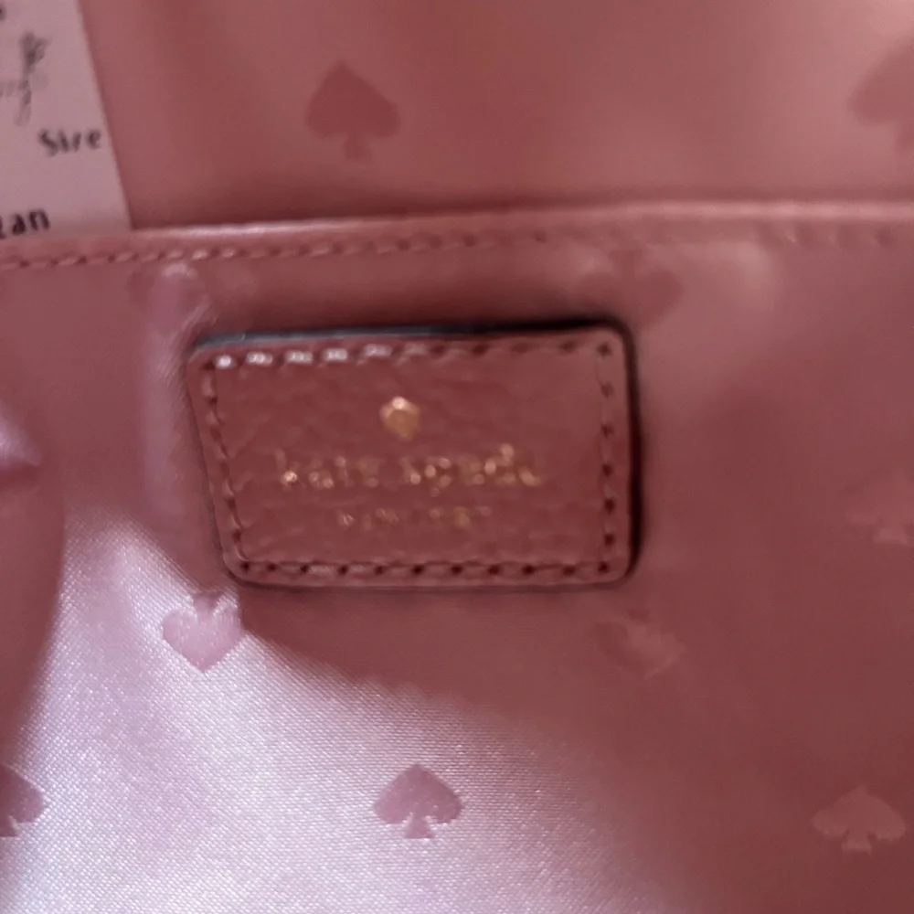 Kate Spade Hanna Crossbody Bag – Rosy Cheeks Pink Leather - Picture 6 of 8